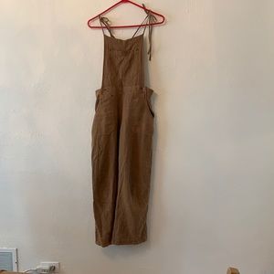 Free people Brown Overalls